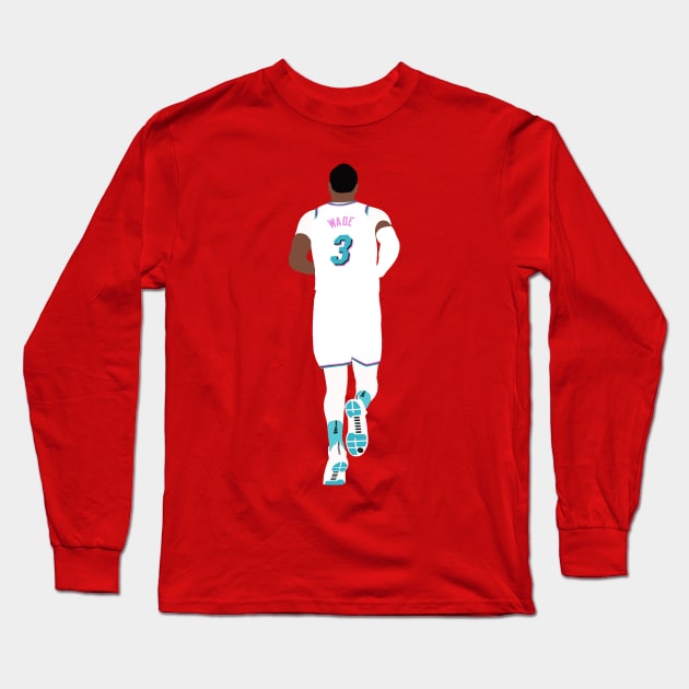 Dwyane Wade Miami Vice Long Sleeve T-Shirt by xRatTrapTeesx